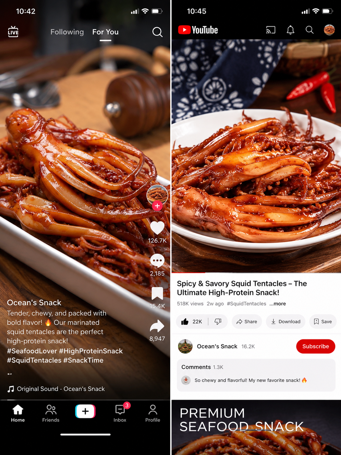 🦑BBQ Roasted Whole Squid Snack – Ready to Eat, Individually Wrapped-YAO