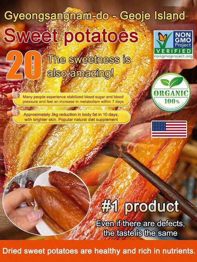 Soft and Sweet Skin-On Dried Sweet Potato-Lynn
