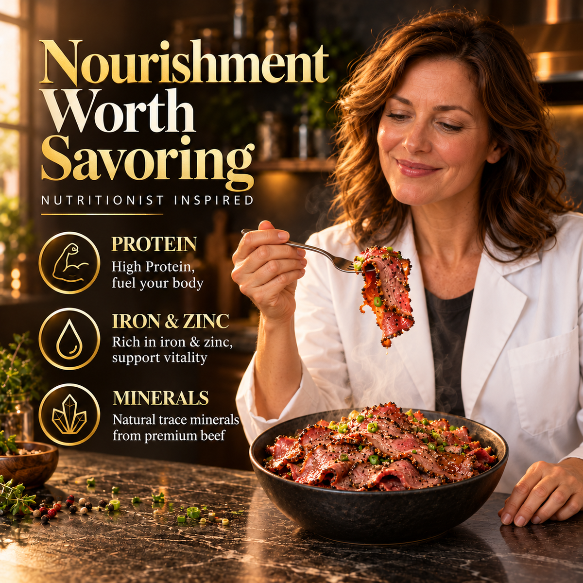 🥩 Pastrami Beef Slices – Tender & Juicy, Ready to Eat-TTR