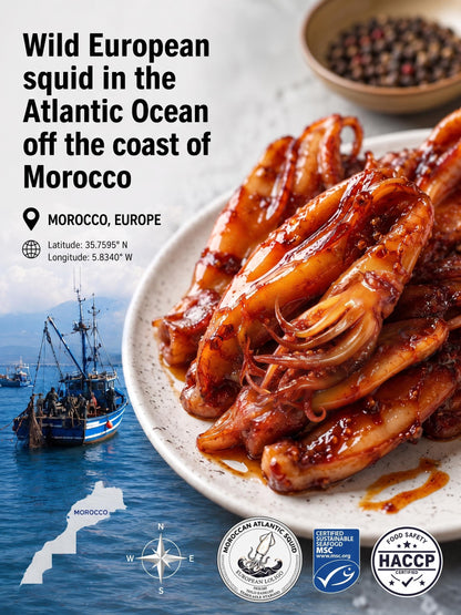 🦑BBQ Roasted Whole Squid Snack – Ready to Eat, Individually Wrapped-YAO