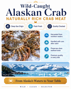 🦀Golden Crispy Crab - Pure crab meat, rich texture and intense flavor-YAO