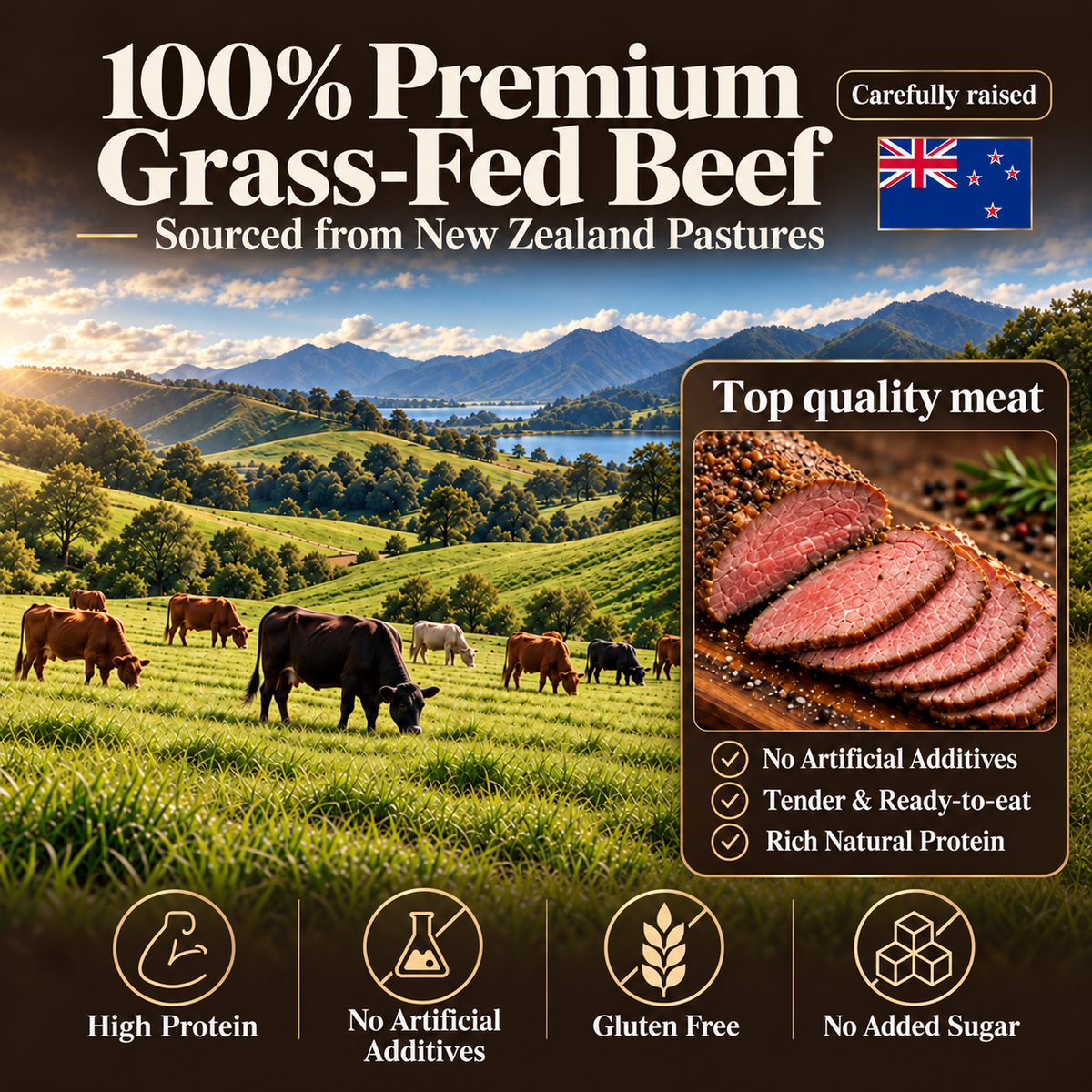 🥩 Pastrami Beef Slices – Tender & Juicy, Ready to Eat-TTR