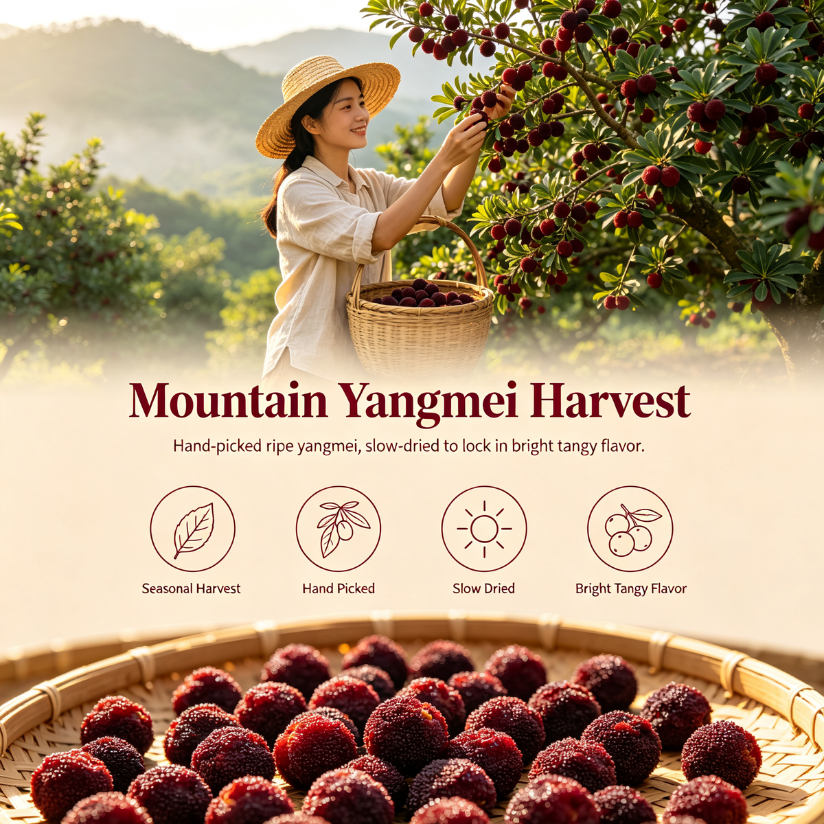 Mountain Dried Yangmei | Bright Sweet-Tangy Bites To Awaken Your Palate-TTR