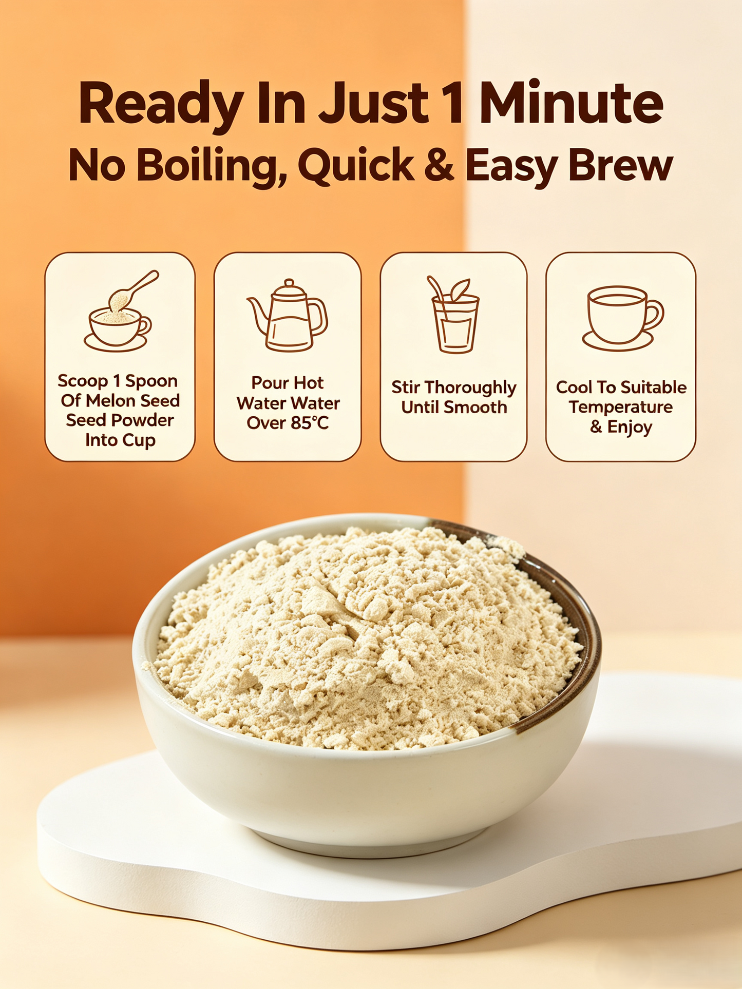 🍈 Premium Seed Powder Blend | Smooth Taste, Easy Nutrition-YAO