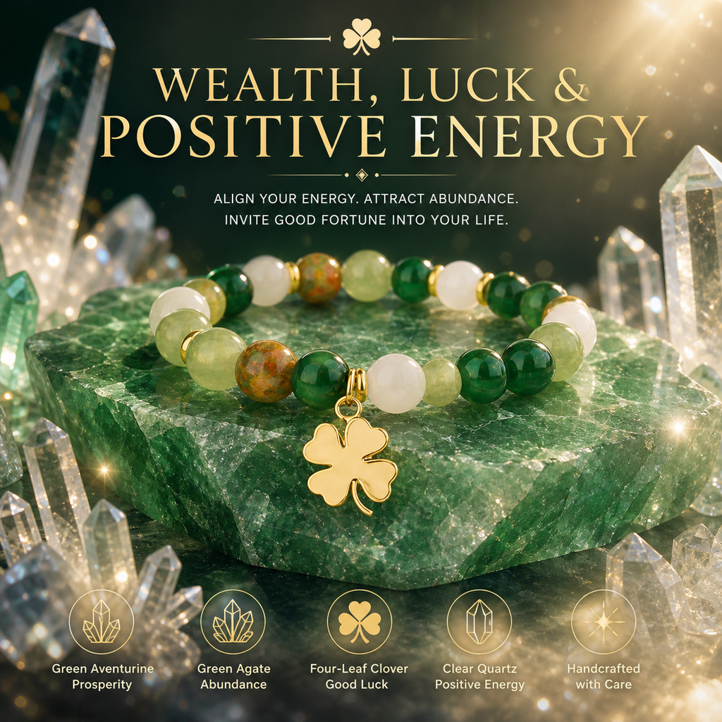 Green Dongling jade and agate beads, wealth and guardian crystal bracelet-YAO
