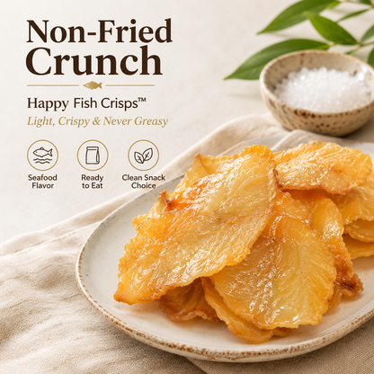 Happy Fish Crisps™ – A Light, Crispy & High-Protein Seafood Snack Made for Every Craving-YAO
